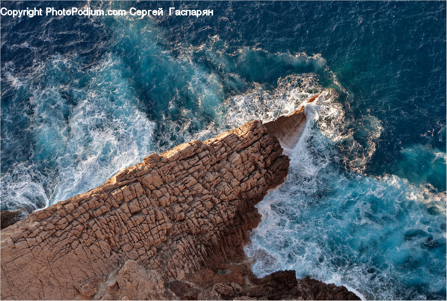 Coast, Outdoors, Sea, Water, Cliff, Ocean, Sea Waves