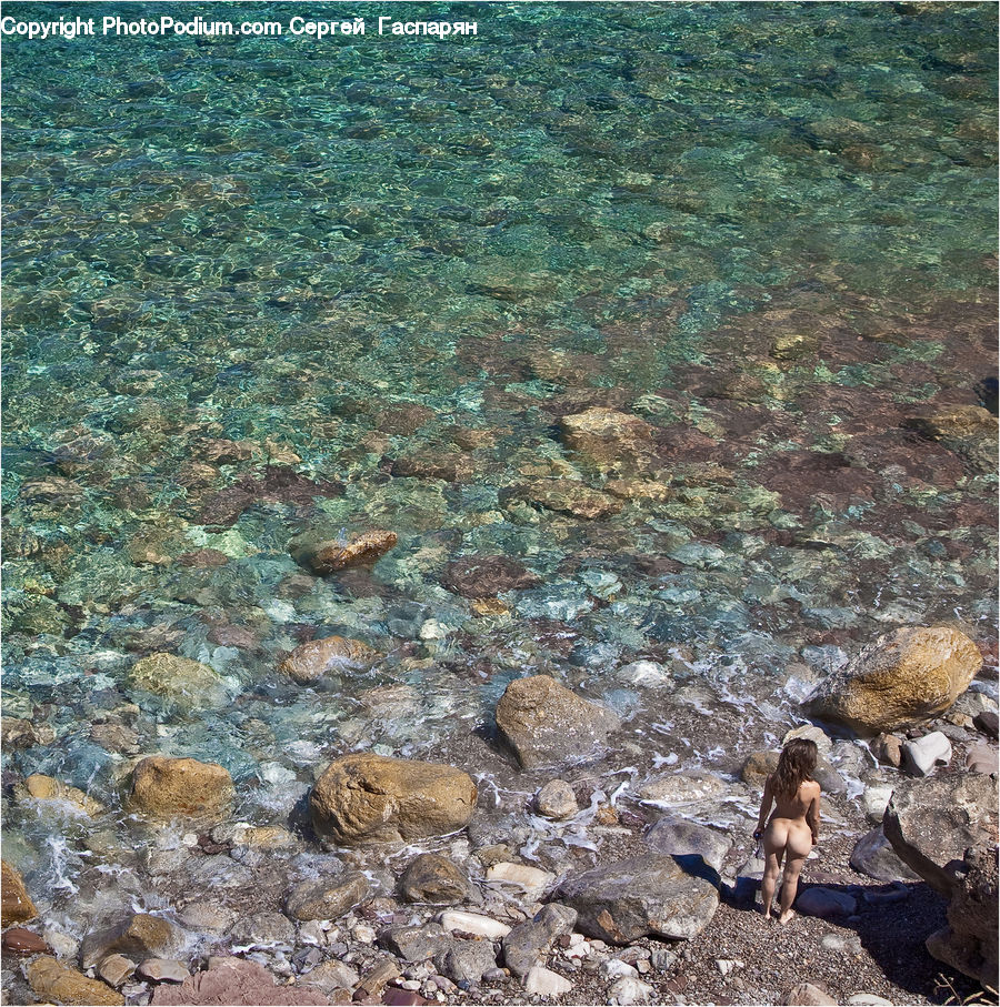 Rock, Outdoors, Sea, Water, Rubble