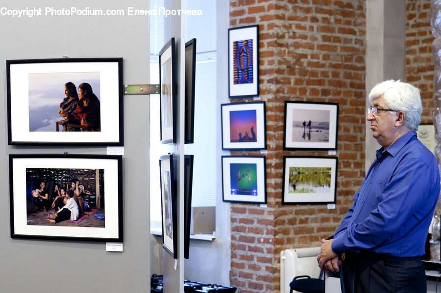Human, People, Person, Art, Art Gallery, Brick, Electronics