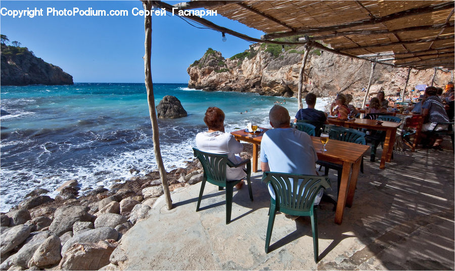 People, Person, Human, Chair, Furniture, Cliff, Outdoors
