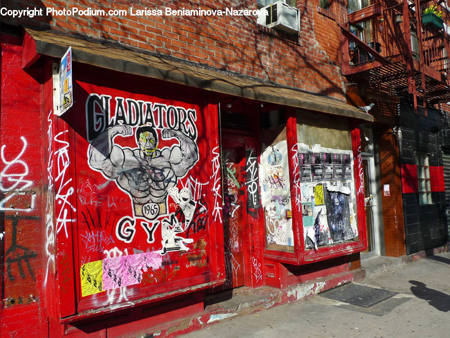 Closet, Kiosk, Alley, Alleyway, Road, Street, Town