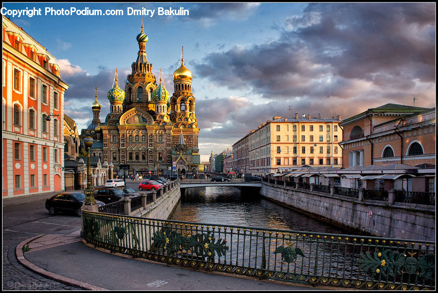 Canal, Outdoors, River, Water, Architecture, Downtown, Plaza