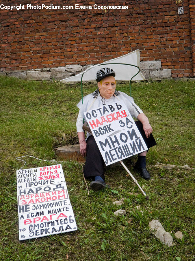 Human, People, Person, Crowd, Parade, Word, Banner