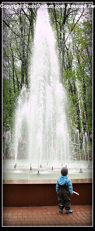 Human, People, Person, Fountain, Water, Smoke, Bench