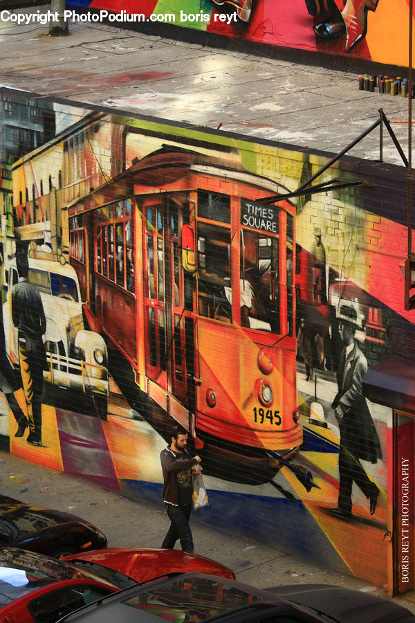 Automobile, Car, Vehicle, Bus, Double Decker Bus, Van