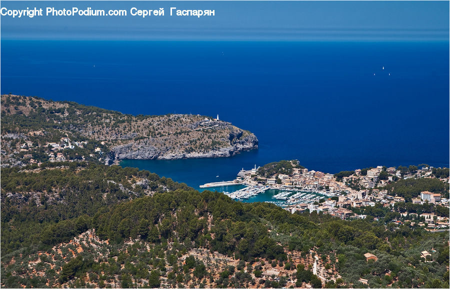Coast, Outdoors, Sea, Water, Promontory, Aerial View, Beach