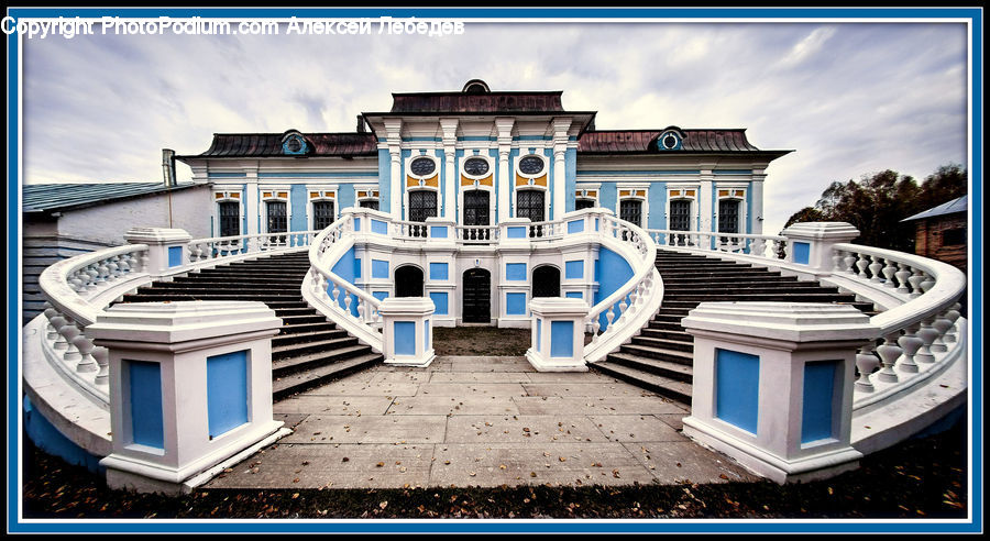 Building, Housing, Villa, Asphalt, Tarmac, Office Building, Boardwalk