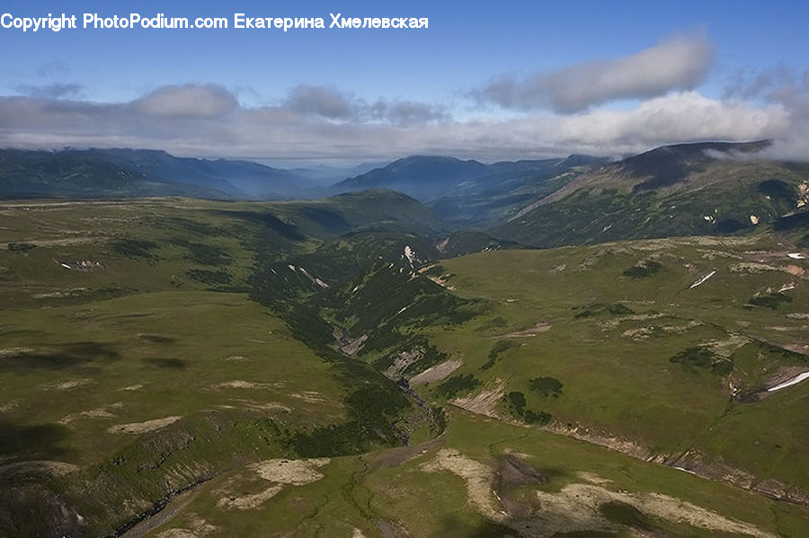 Field, Grass, Grassland, Land, Outdoors, Alps, Crest