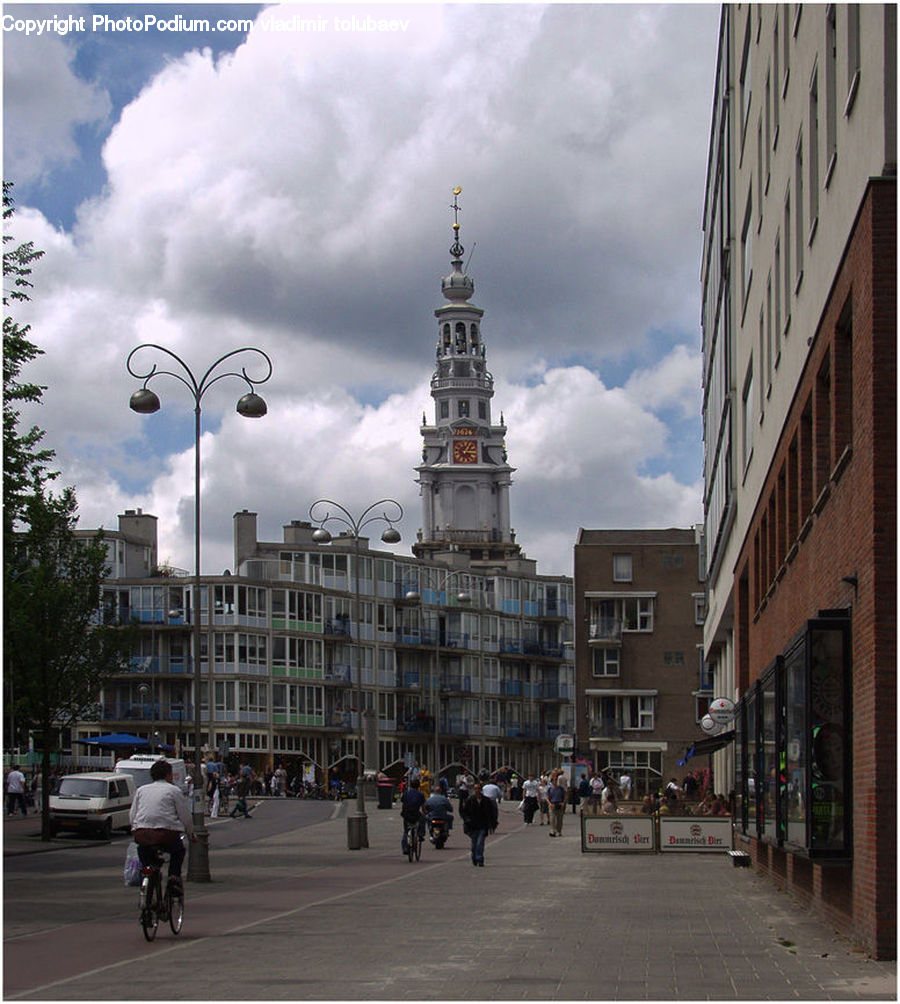 Architecture, Bell Tower, Clock Tower, Tower, Downtown, Plaza, Town Square