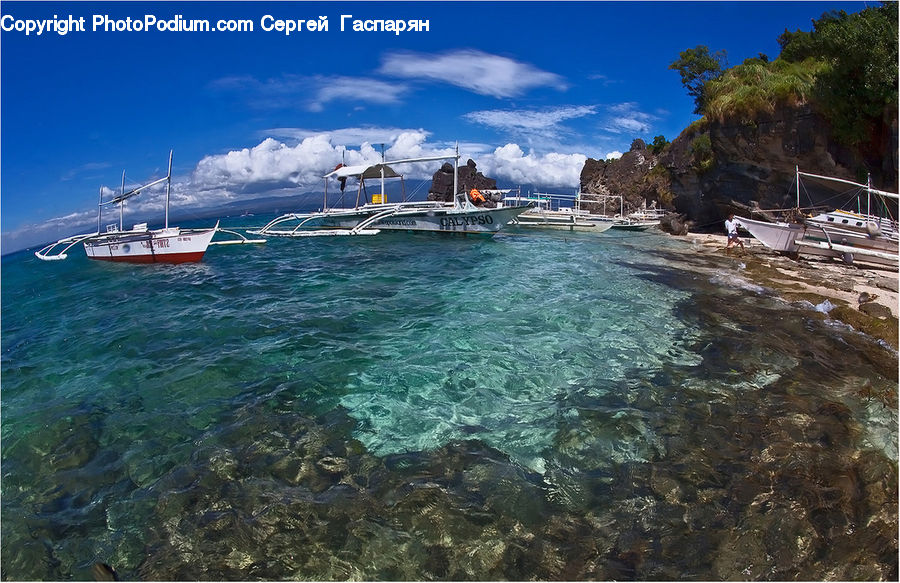 Boat, Watercraft, Yacht, Coast, Outdoors, Sea, Water