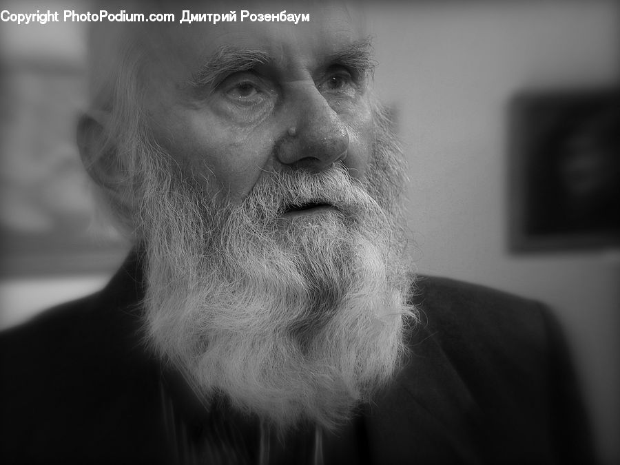 Beard, Hair, Person, Portrait