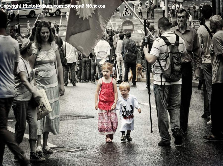 Human, People, Person, Crowd, Car, Van, Female