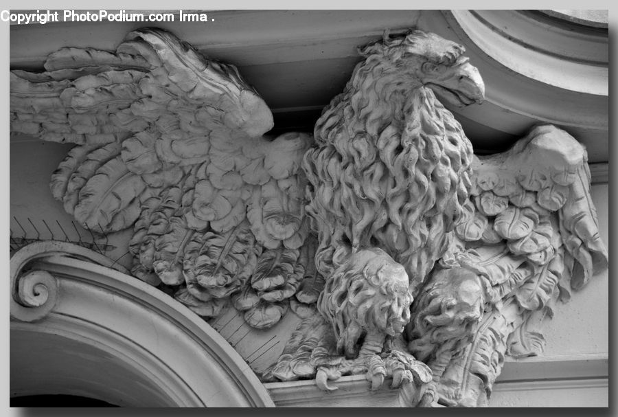 Art, Sculpture, Statue, Gargoyle, Doodle, Drawing
