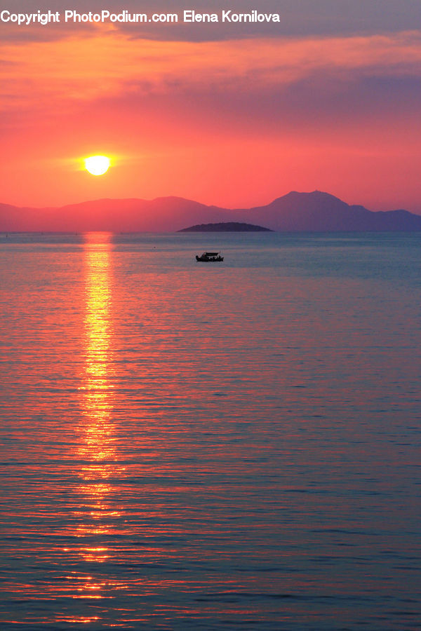 Dusk, Outdoors, Sky, Sunlight, Sunrise, Sunset, Beach