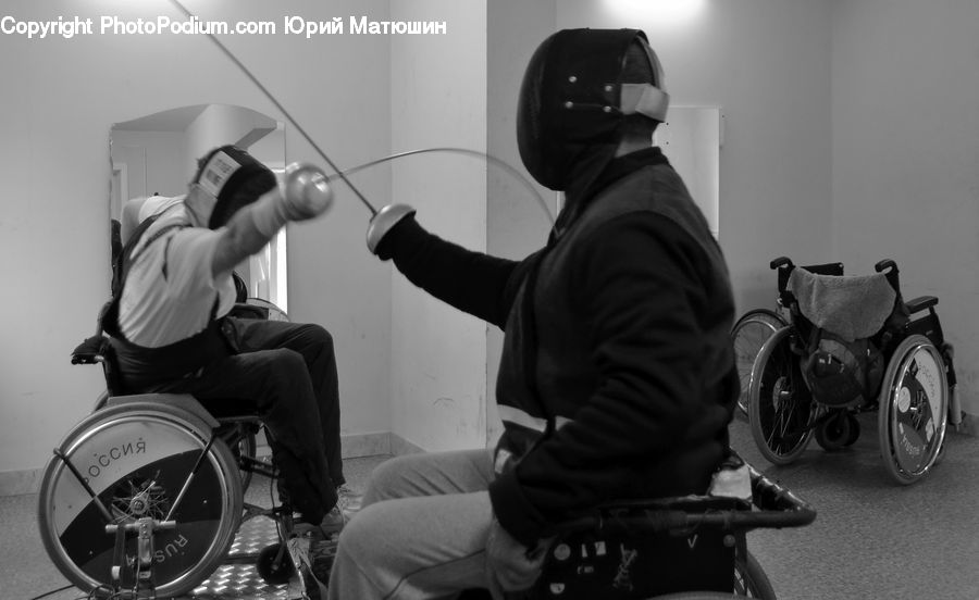 Wheelchair, People, Person, Human, Motor, Motorcycle, Vehicle