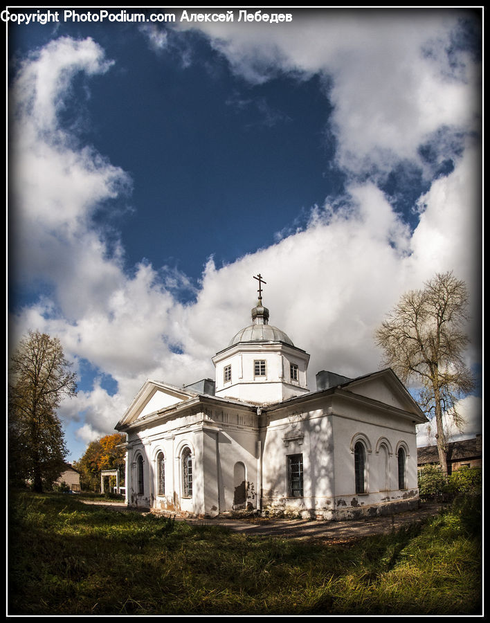Architecture, Mansion, Church, Worship, Building, House, Housing
