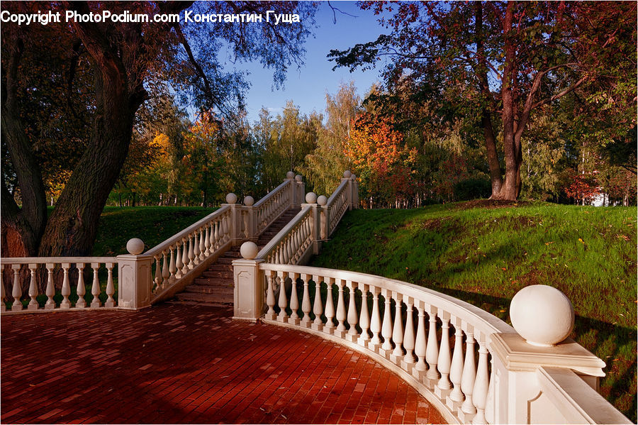 Railing, Landscape, Nature, Scenery, Banister, Handrail