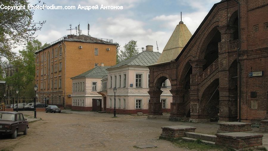 Building, Downtown, Town, Architecture, Church, Worship, Housing
