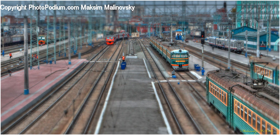 Train, Vehicle, Bus, Rail, Train Track, Freight Car, Shipping Container