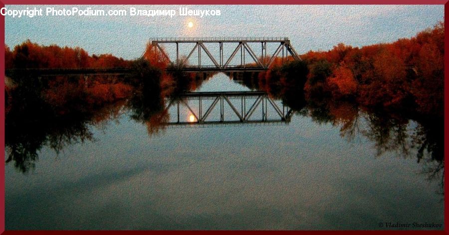 Dawn, Dusk, Sky, Sunrise, Sunset, Outdoors, River
