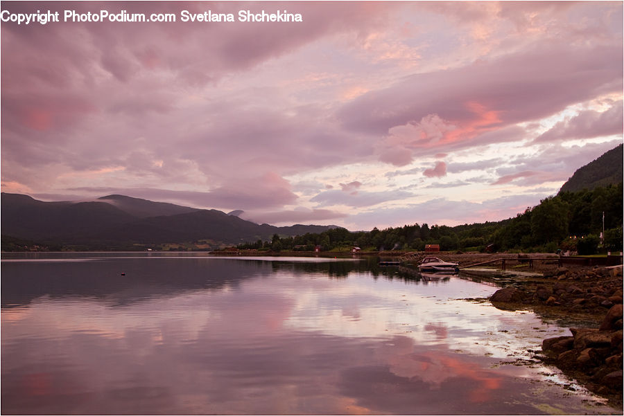 Dawn, Dusk, Red Sky, Sky, Sunrise, Sunset, Azure Sky