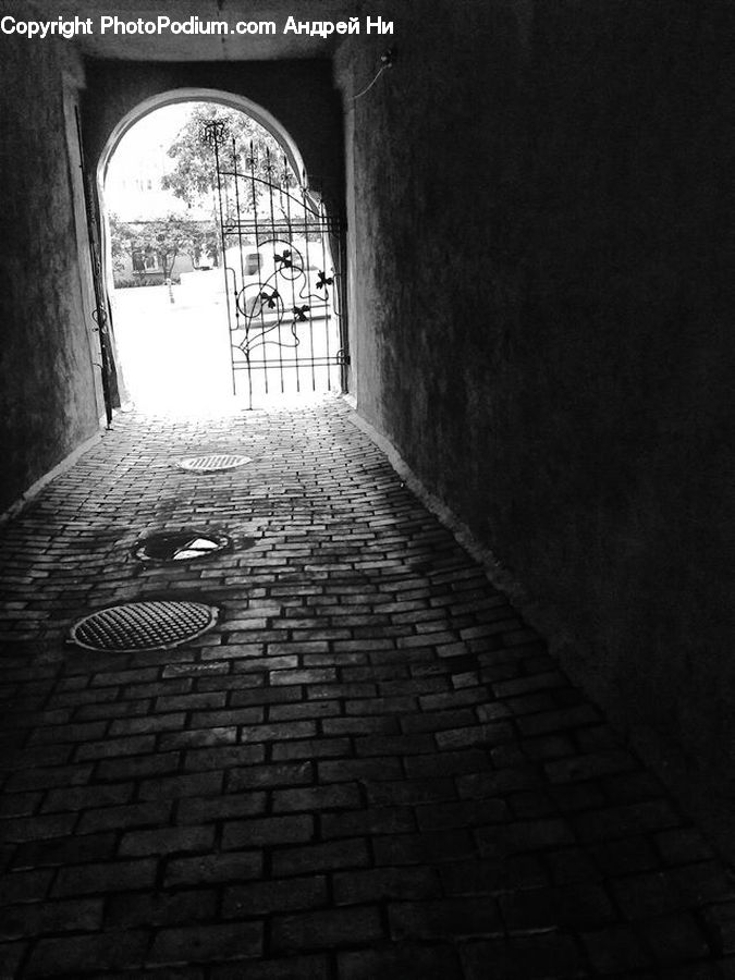Alley, Alleyway, Road, Street, Town, Cobblestone, Pavement