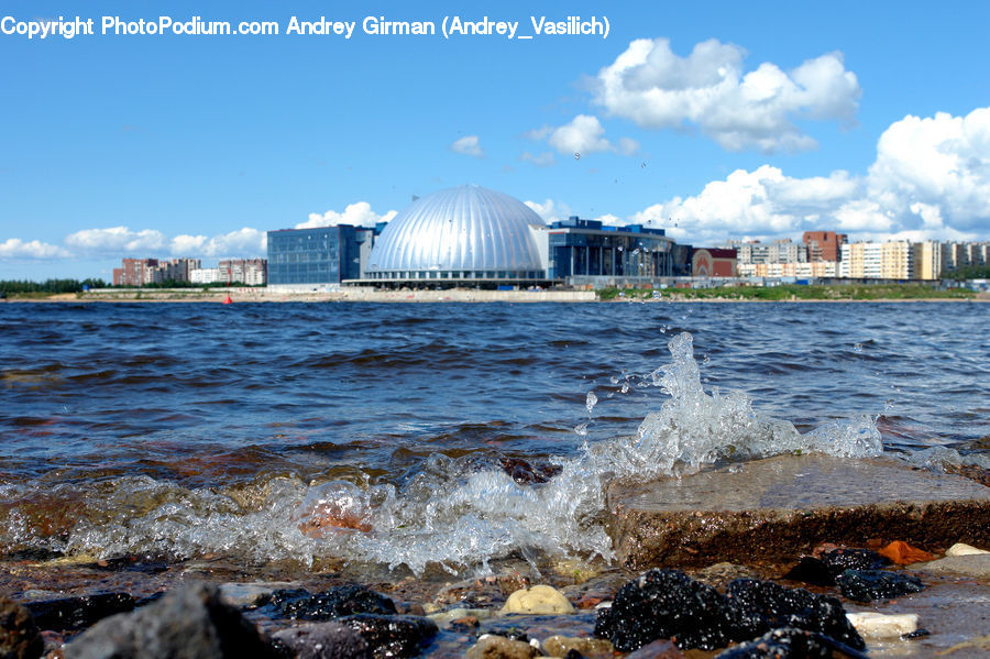 Coast, Outdoors, Sea, Water, Architecture, Dome, Harbor