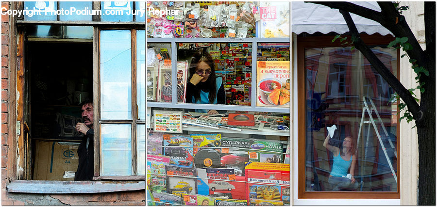 Shop, Closet, Kiosk, Art, Brick, Alley, Alleyway