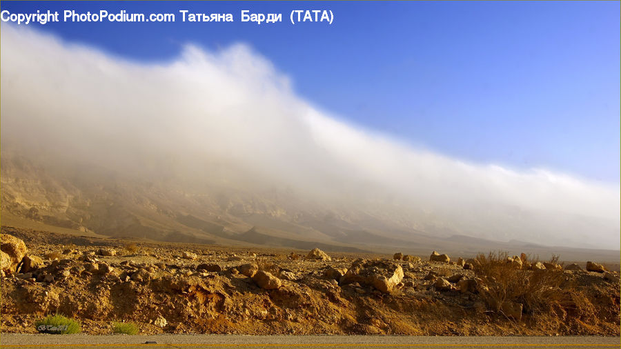 Azure Sky, Cloud, Outdoors, Sky, Mountain, Mountain Range, Plateau