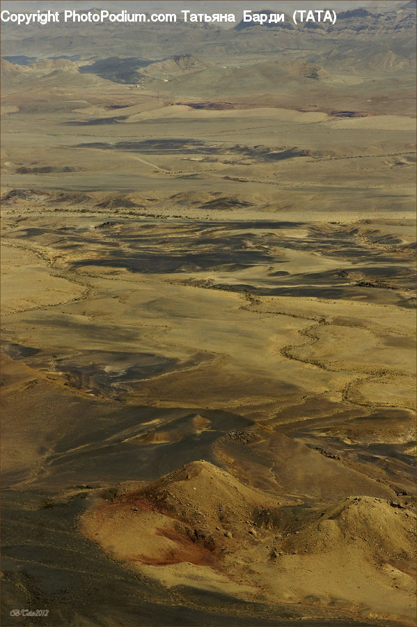 Aerial View, Field, Grass, Grassland, Land, Outdoors, Desert