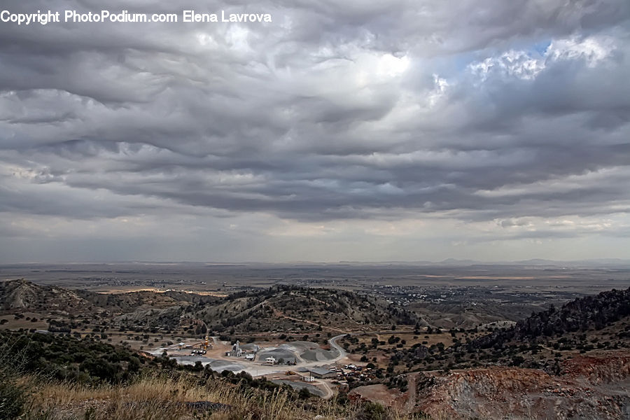 Cloud, Cumulus, Sky, Azure Sky, Outdoors, Landscape, Nature