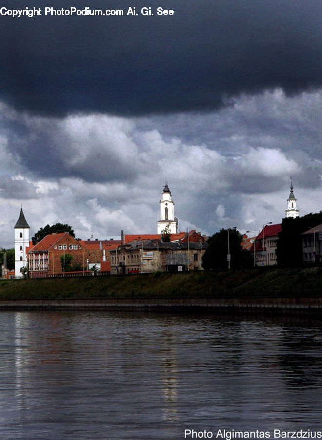 Architecture, Tower, Castle, Fort, Dock, Port, Waterfront