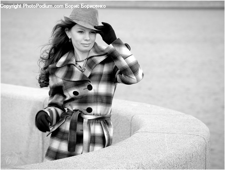 People, Person, Human, Plaid, Female, Portrait, Selfie