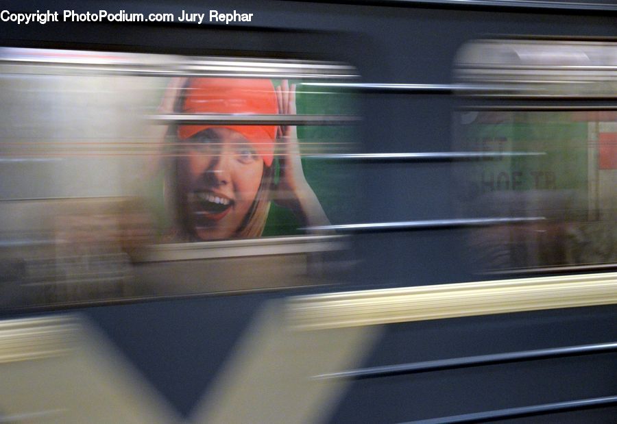 People, Person, Human, Head, Portrait, Selfie, Subway