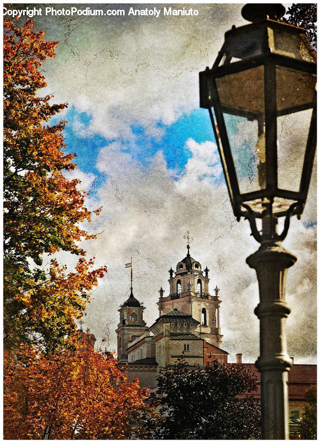 Lamp Post, Pole, Architecture, Bell Tower, Clock Tower, Tower