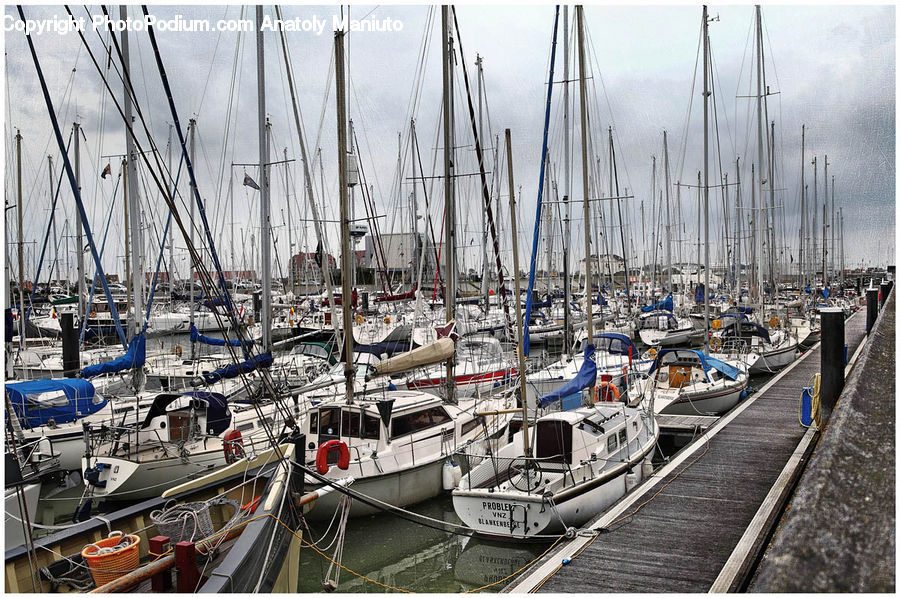 Boat, Watercraft, Yacht, Dock, Landing, Pier, Port