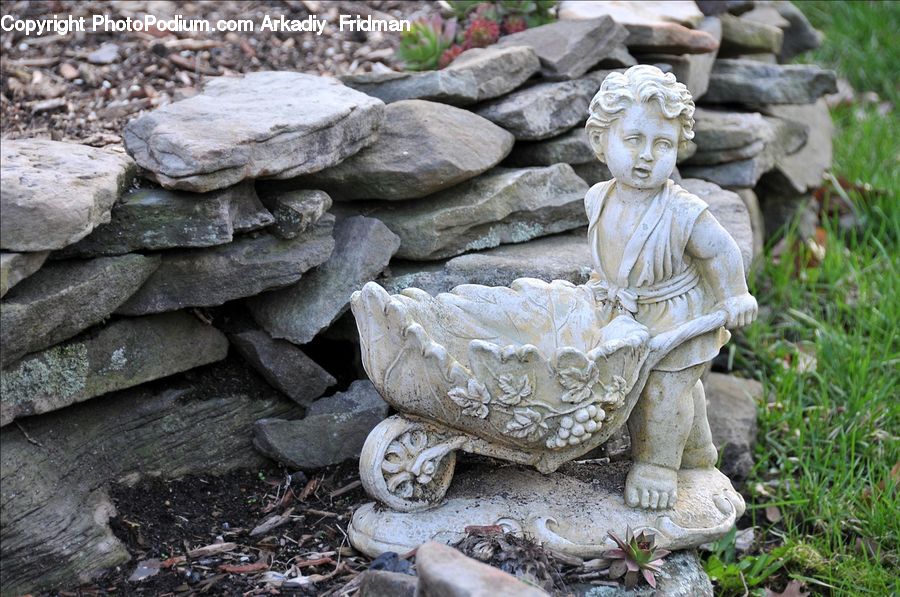 Rock, Rubble, Art, Sculpture, Statue, Gargoyle, Amphibian