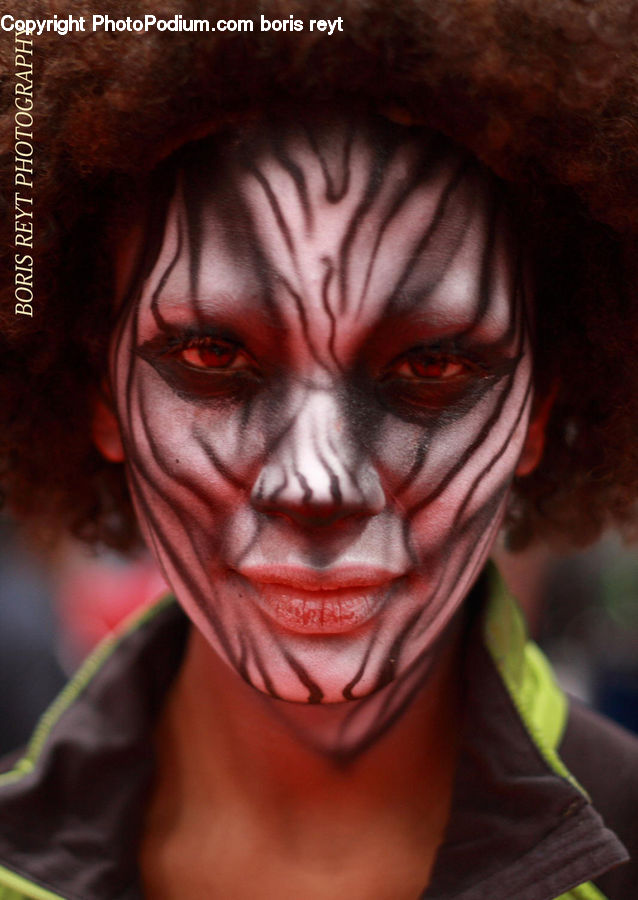 People, Person, Human, Clown, Performer, Lip, Mouth
