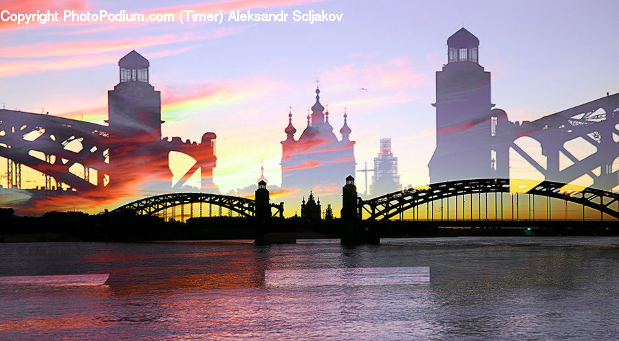 Bridge, Architecture, Spire, Steeple, Tower, Church, Worship