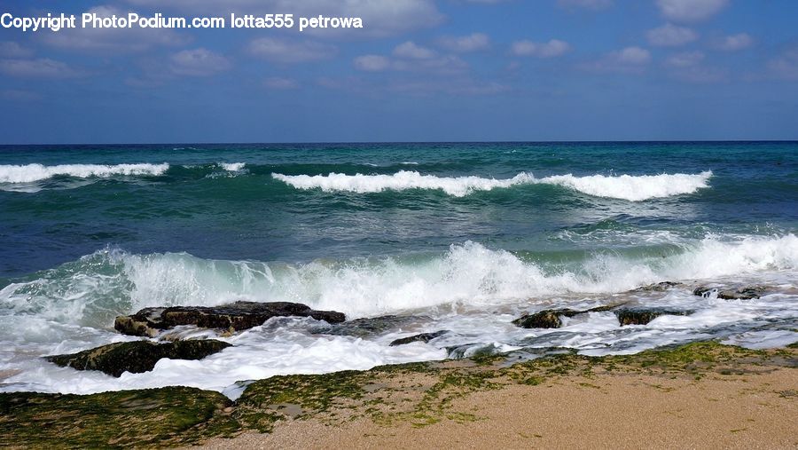 Outdoors, Sea, Sea Waves, Water, Beach, Coast, Ocean