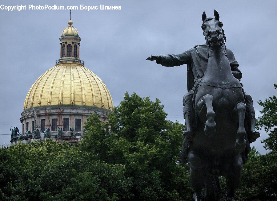 Architecture, Dome, People, Person, Human, Art, Sculpture