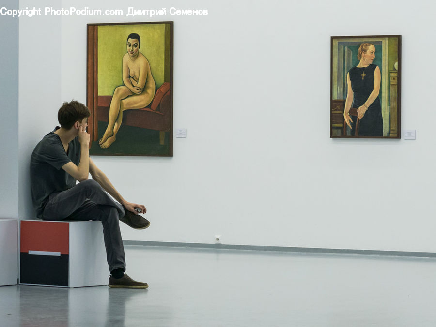 People, Person, Human, Art, Painting, Modern Art, Footwear