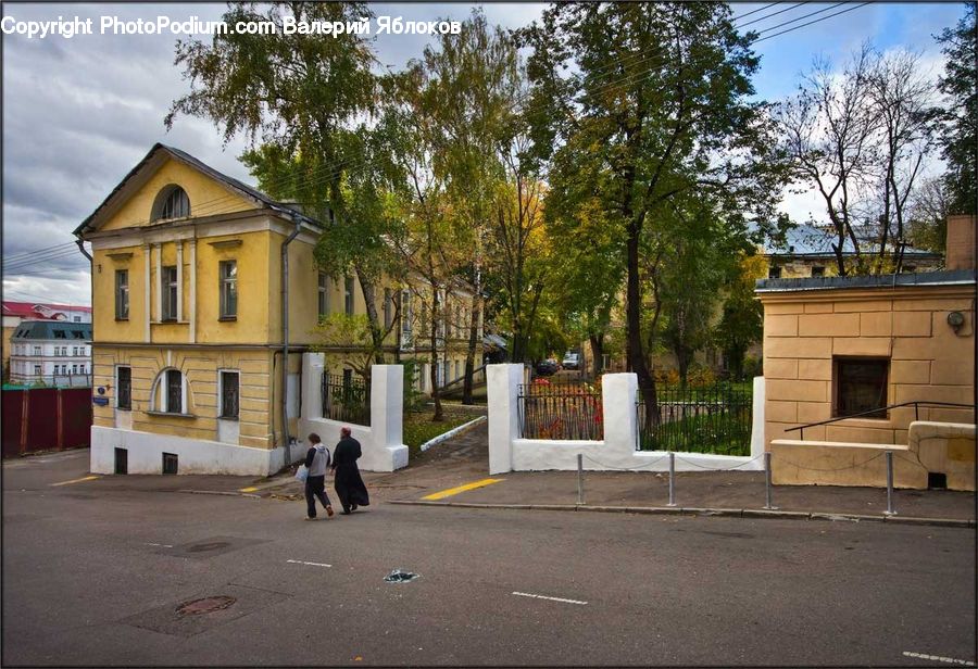 Downtown, Neighborhood, Town, Building, Housing, Villa, Alley