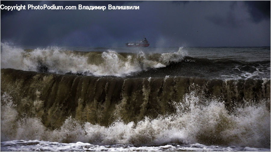 Outdoors, Sea, Sea Waves, Water, Coast