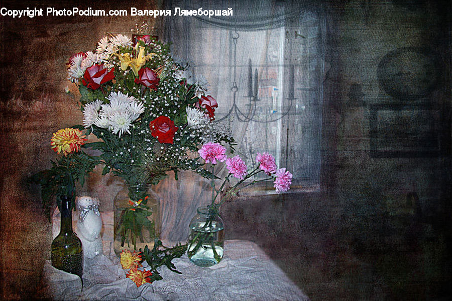 Floral Design, Flower, Flower Arrangement, Flower Bouquet, Ikebana, Art, Mosaic