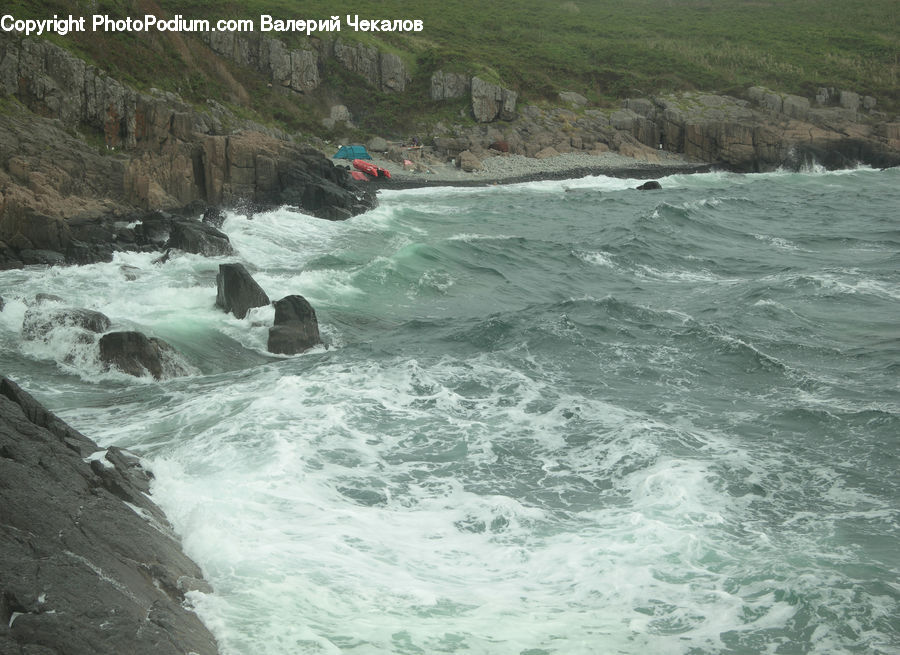 Outdoors, Sea, Sea Waves, Water, Coast, Adventure, Boat