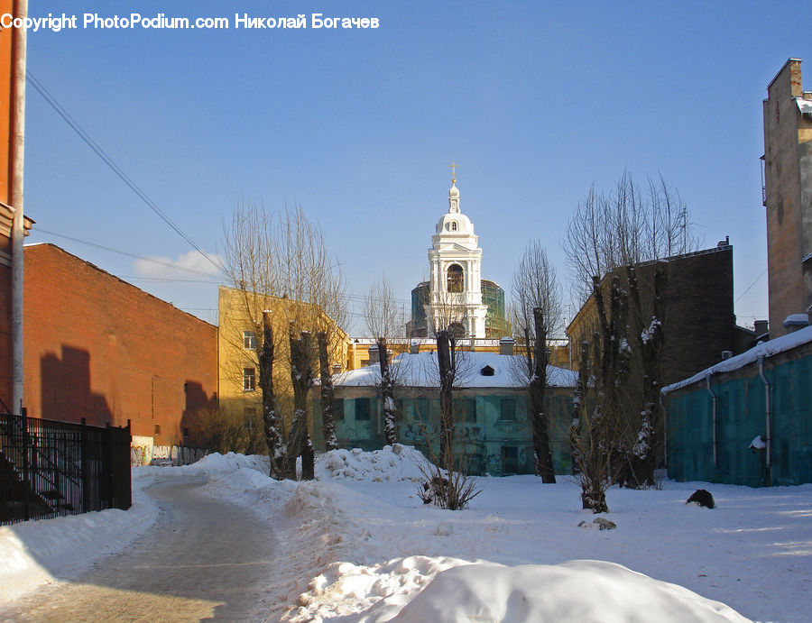 Architecture, Bell Tower, Clock Tower, Tower, Cabin, Hut, Rural
