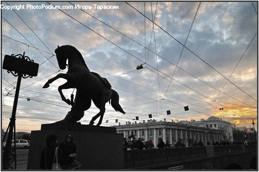 Automobile, Car, Vehicle, Silhouette, Cable Car, Trolley, Flyer