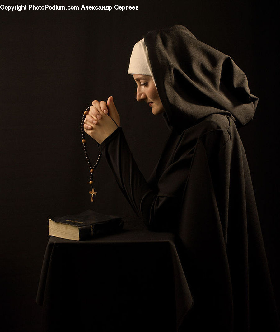 People, Person, Human, Prayer Beads, Rosary, Coat, Overcoat