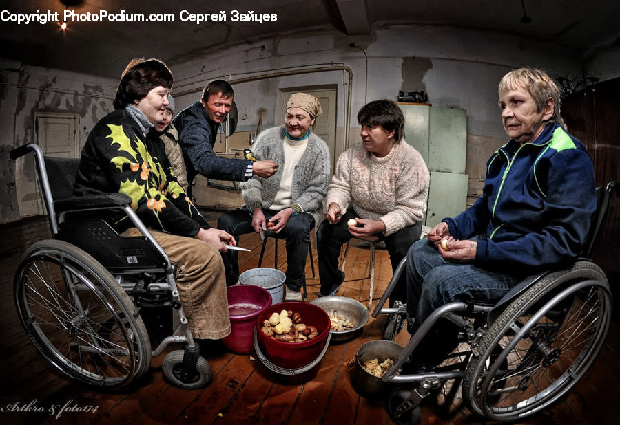 People, Person, Human, Wheelchair, Bbq, Food, Bazaar